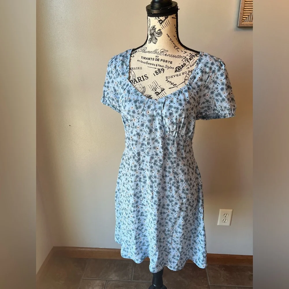 NWT Cotton on essential tie back mini tea dress - Picture 2 of 11